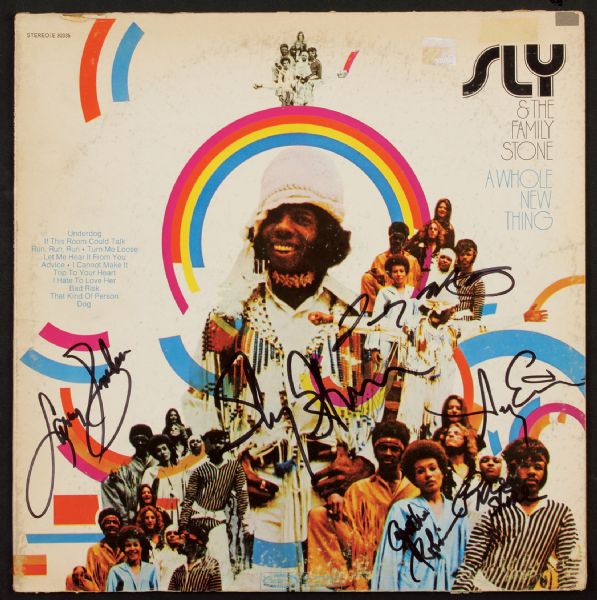 Sly & The Family Stone Signed "A Whole New Thing" Album