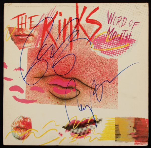 The Kinks Signed "Word of Mouth" Album
