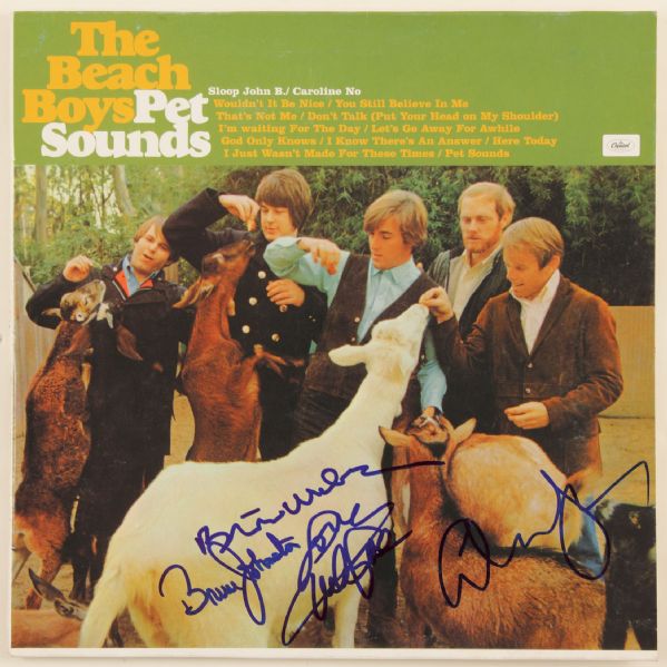 Beach Boys Signed "Pet Sounds" Album