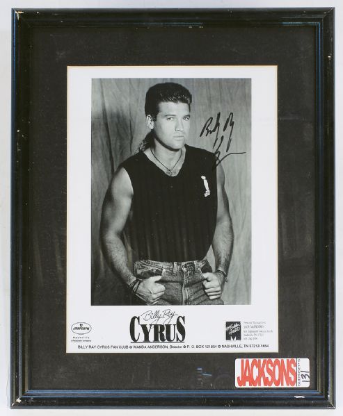 Billy Ray Cyrus Signed Publicity Photograph