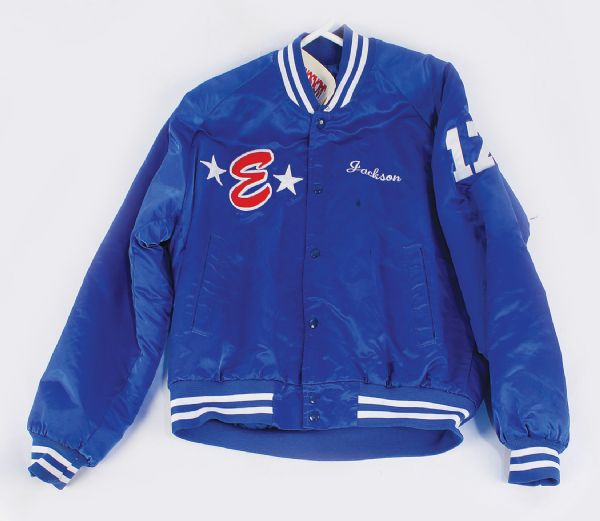 Jacksons Blue Satin Sports Jacket, 1988