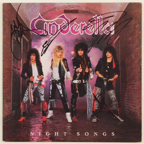 Cinderella Signed "Night Songs" Album