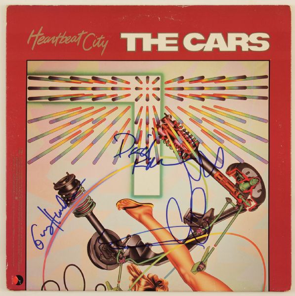 The Cars Signed "Heartbeat City" Album