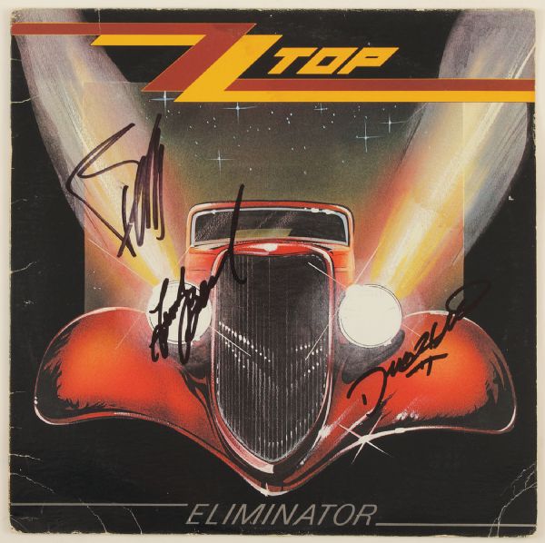 ZZ Top Signed "Eliminator" Album