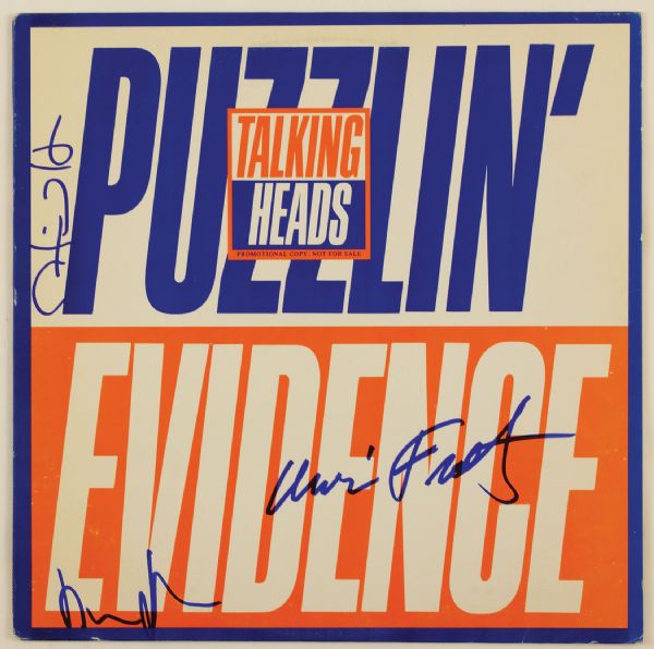 Lot Detail - Talking Heads Signed 