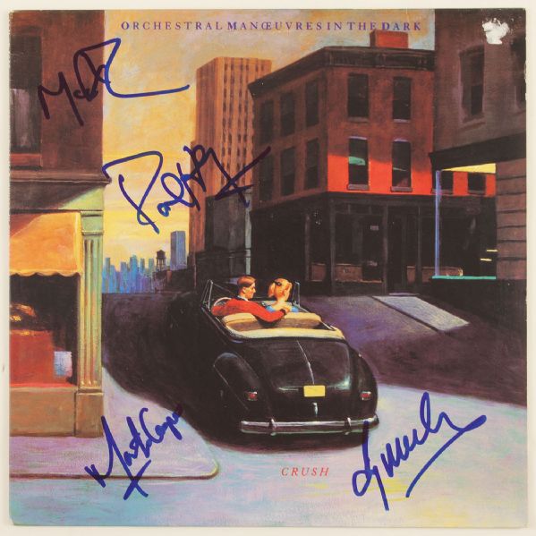 Orchestral Manoeuvres In The Dark Signed "Crush" Album