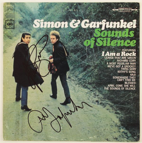 Paul Simon & Art Garfunkel Signed "Sounds of Silence" Album