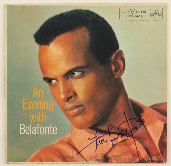 Harry Belafonte Signed Album