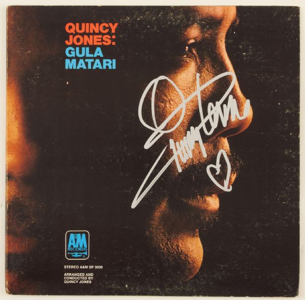 Quincy Jones Signed "Gula Matari" Album