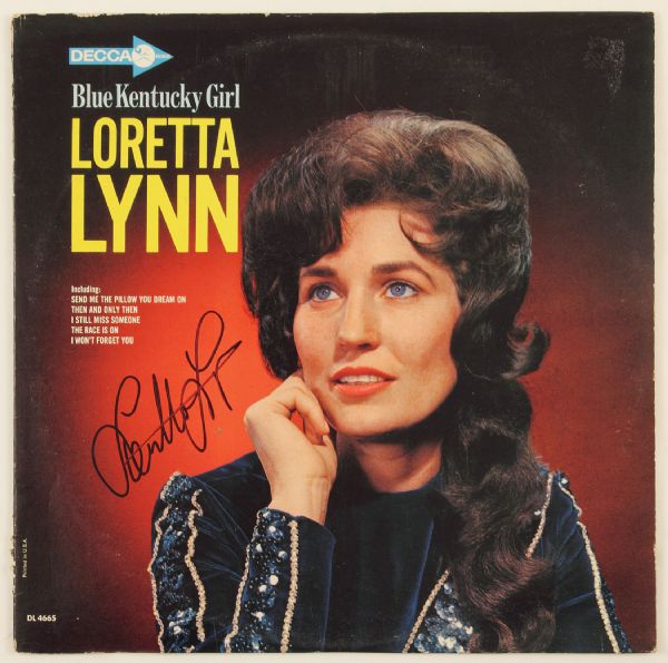 Loretta Lynn Signed "Blue Kentucky Girl" Album