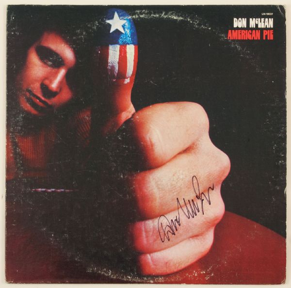 Don McLean Signed "American Pie" Album