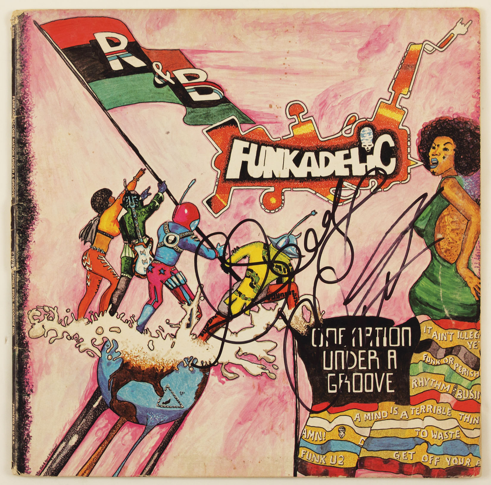 Lot Detail - George Clinton Signed Funkadelic 