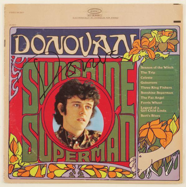 Donovan Signed "Sunshine Superman" Album