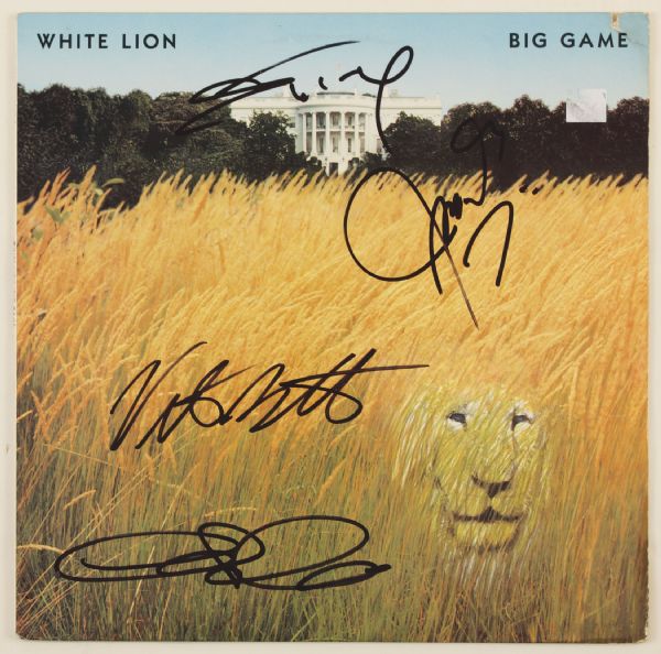 White Lion Signed "Big Game" Album