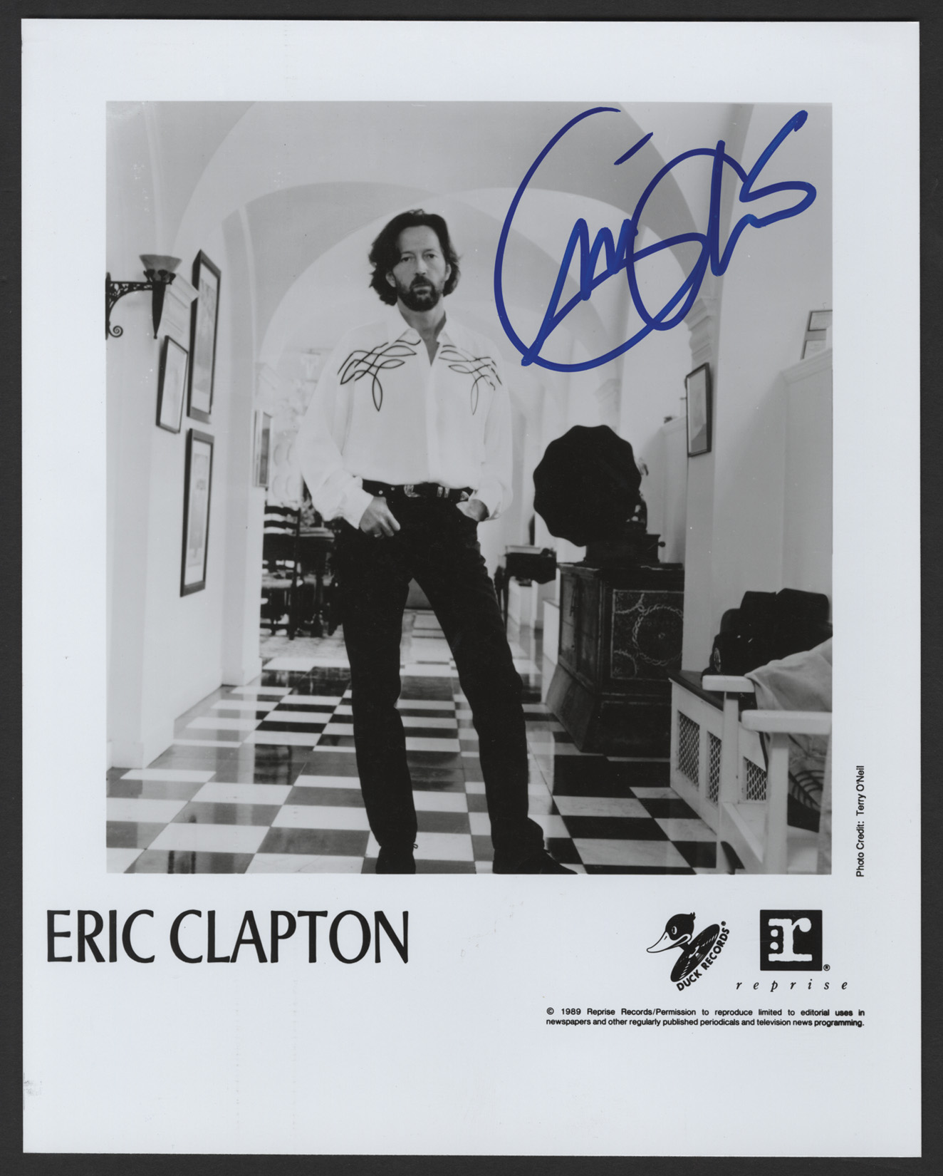 Eric Clapton Autographs Signed Memorabilia signature