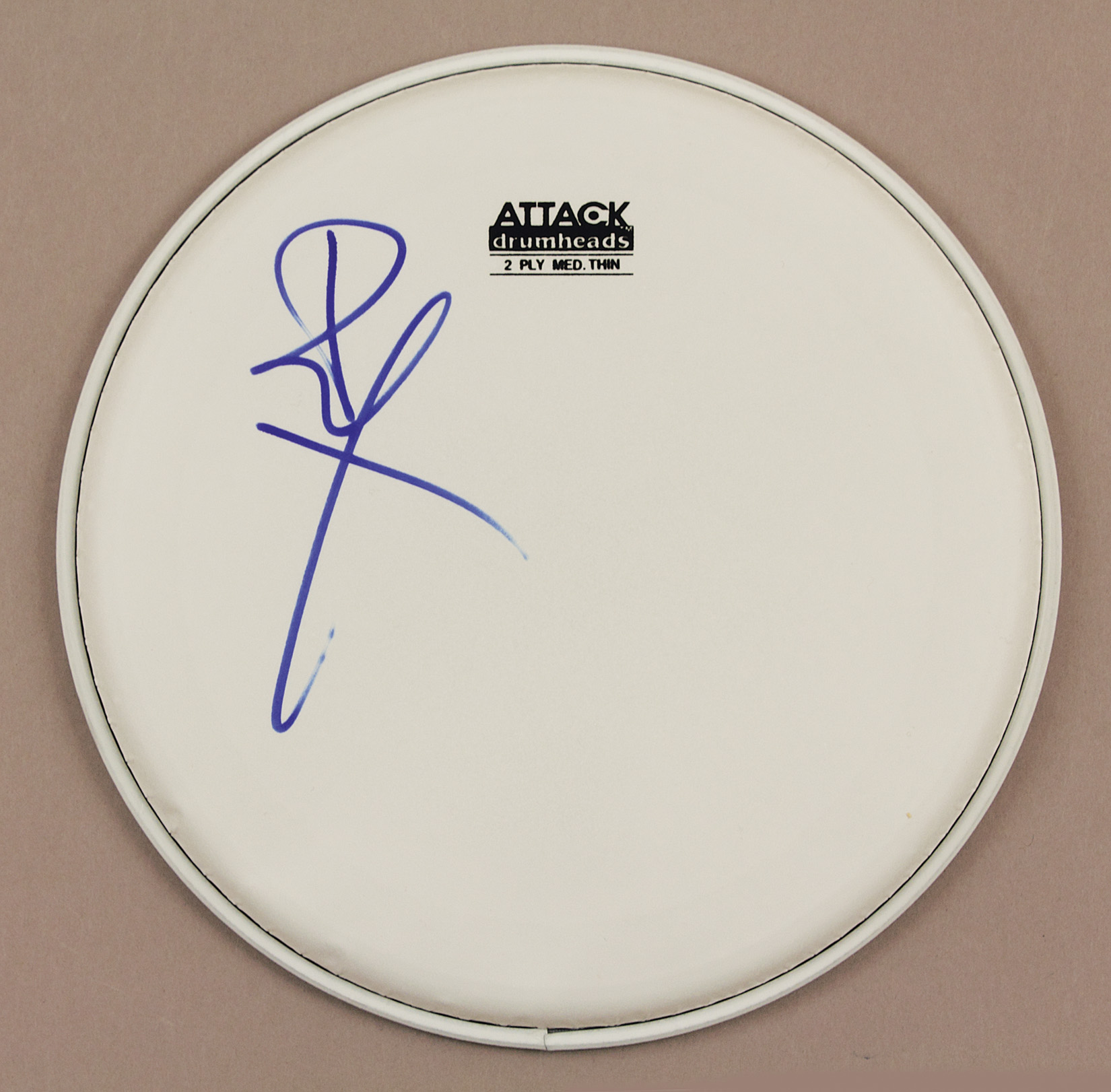 Lot Detail - Black Sabbath Bill Ward Signed Drum Head