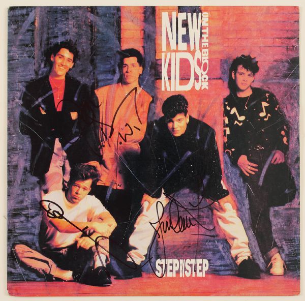 New Kids On The Block "Step by Step" Signed Album