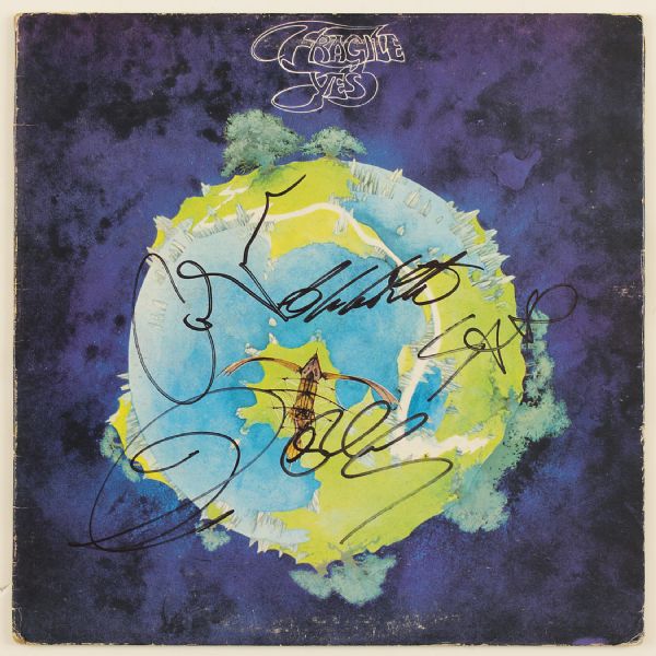 Yes Signed "Fragile" Album