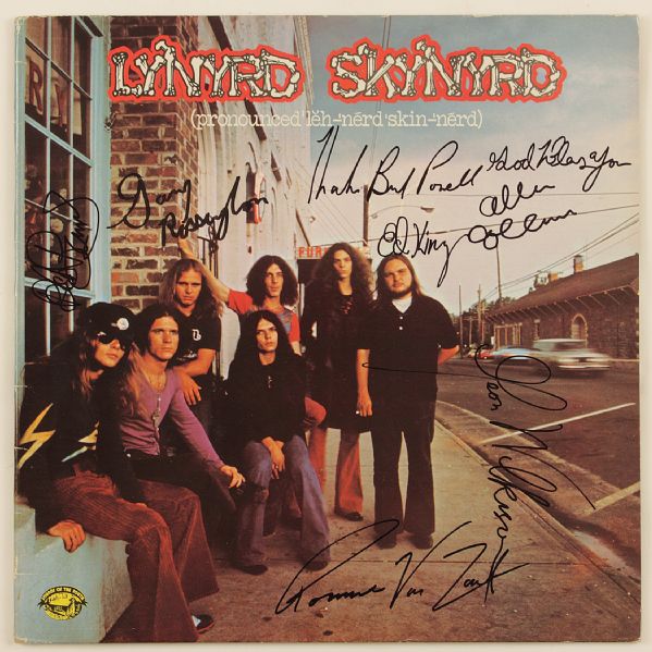 Lynyrd Skynyrd Signed Album and Original Telex Archive