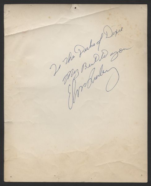 Elvis Presley Signed and Inscribed Original Photograph
