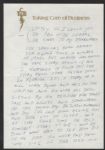 Elvis Presley Handwritten Concert Lead In and Lyrics for "So Softly" 