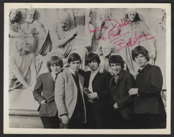 Bill Wyman Signed and Inscribed Original Rolling Stones Photograph