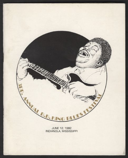 B.B. Kings Personal 3rd Annual Blues Festival Original Program