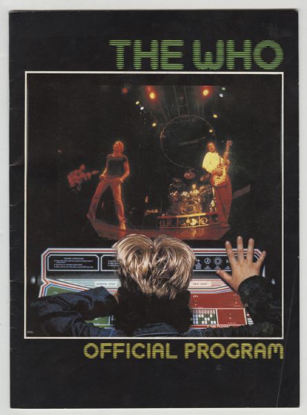 The Who Original Concert Tour Program