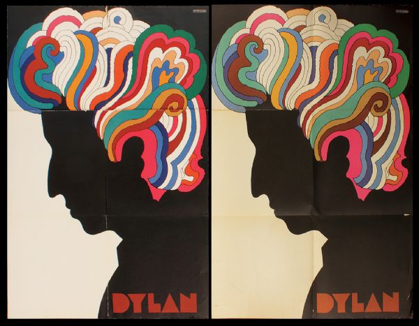 Bob Dylan Original Milton Glass Posters