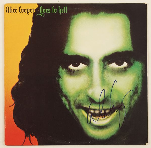 Alice Cooper Signed "Goes To Hell" Album