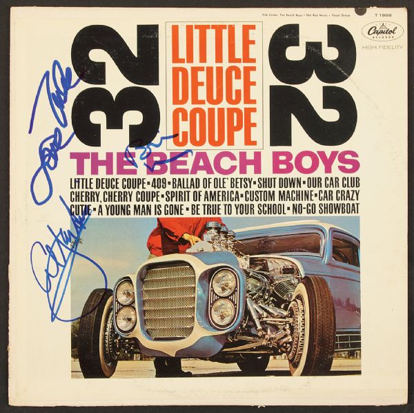 Beach Boys Signed "Little Deuce Coupe" Album