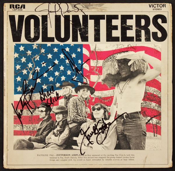 Jefferson Airplane Signed "Volunteers" Album