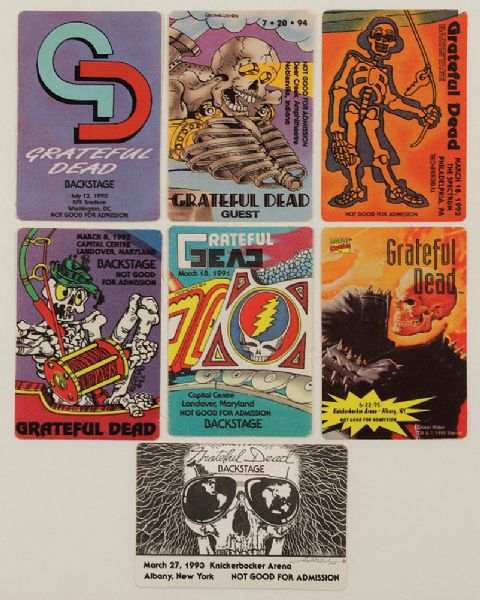 Grateful Dead Original Backstage Pass Collection