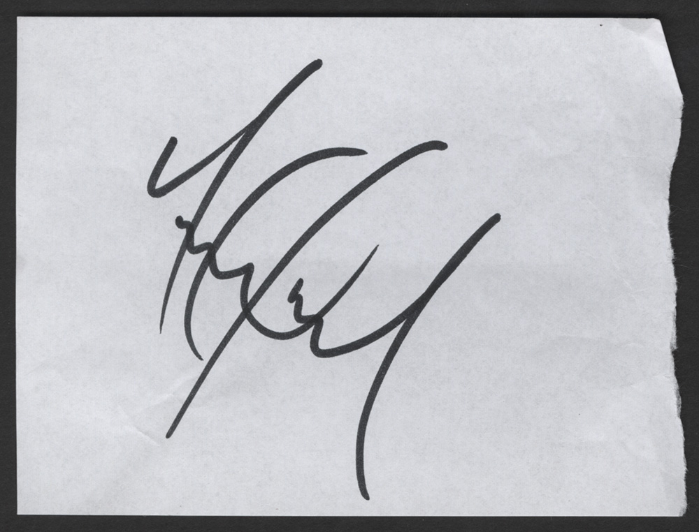 Lot Detail - Michael Jackson Signature