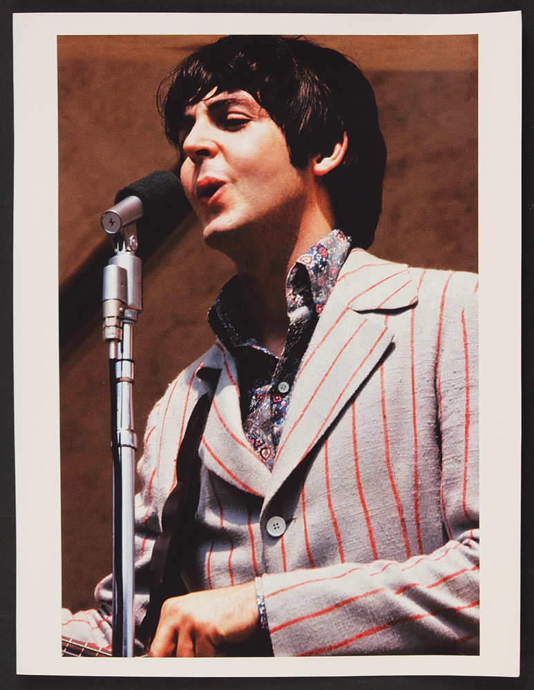 Lot Detail - Paul McCartney Original Bob Bonis 11 x 14 Color Photograph