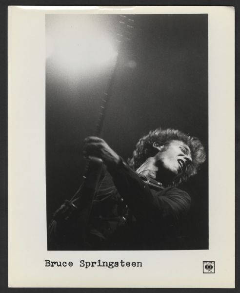 Bruce Springsteen Original Columbia Records Promotional Photograph