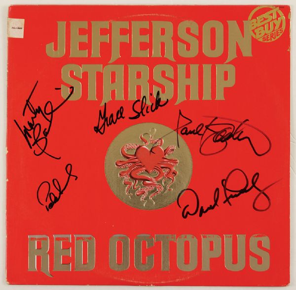 Jefferson Starship Signed "Red Octopus" Album