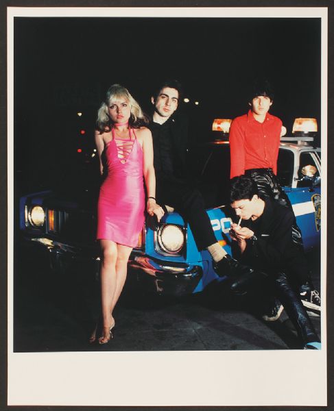 Lot Detail Blondie Plastic Letters 16 X 20 Original Album Cover Outtake Photograph 4002