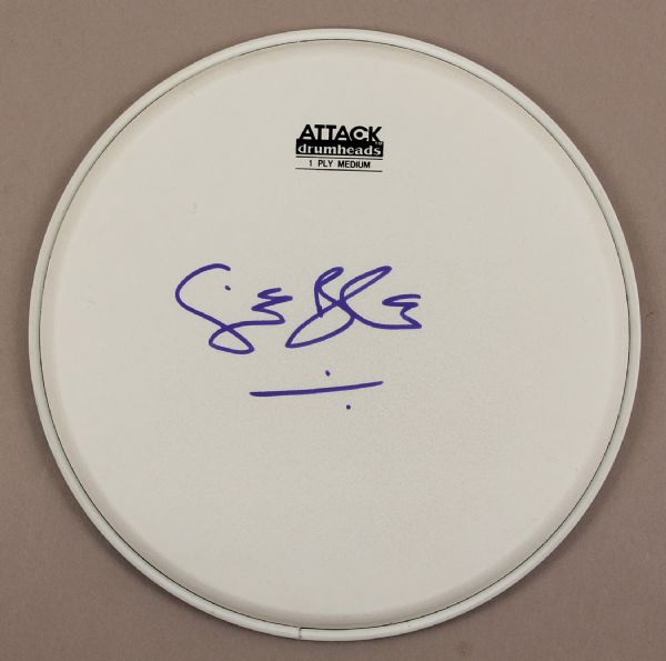 Cream Ginger Baker Signed Drum Head