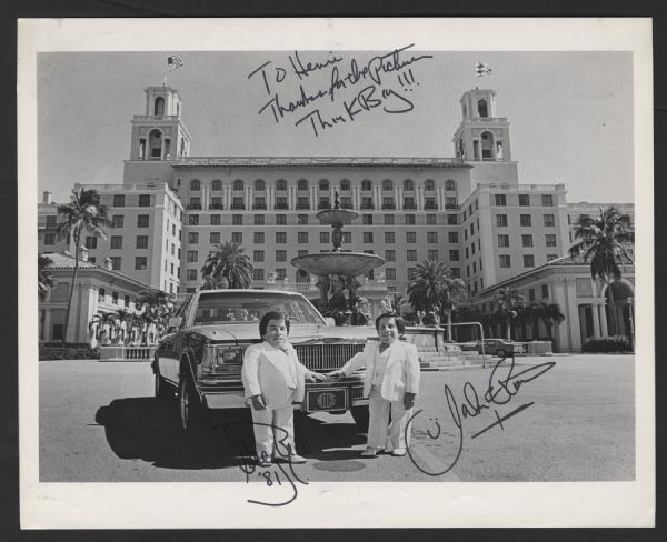 John & Greg Rice Signed & Inscribed Photograph