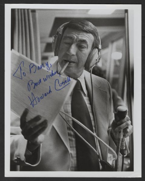 Howard Cosell Signed & Inscribed Photograph