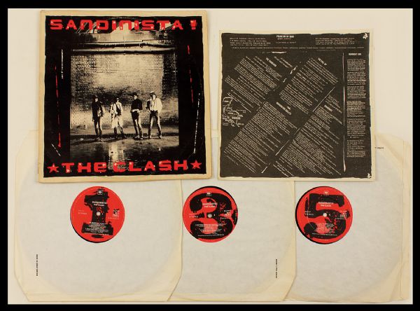 The Clash "Sandinista" Three Album Set