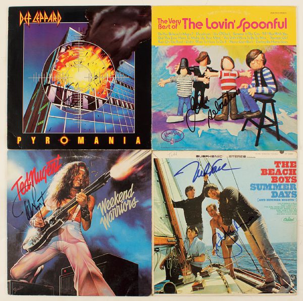 Rock & Roll Signed Album Collection