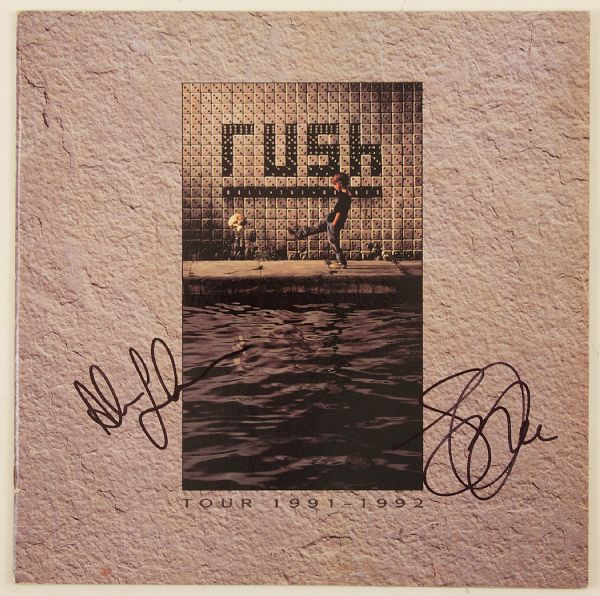 Rush Signed "Tour 1991-1992" Album