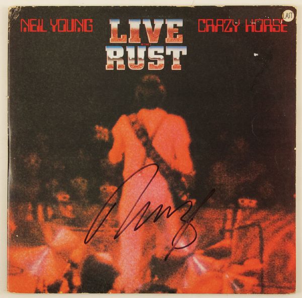 Neil Young Signed "Live Rust" Album