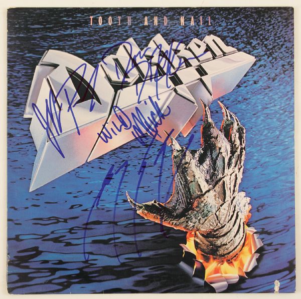 Dokken Signed "Tooth and Nail" Album