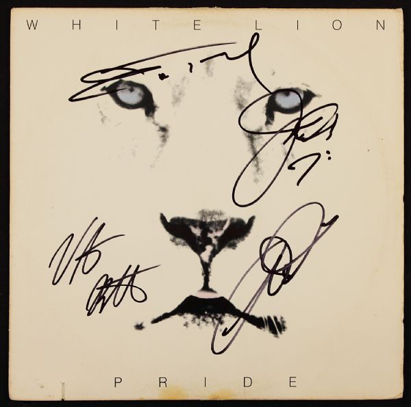 White Lion Signed "Pride" Album