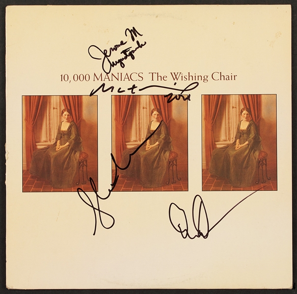 10,000 Maniacs Signed "The Wishing Chair"  Album