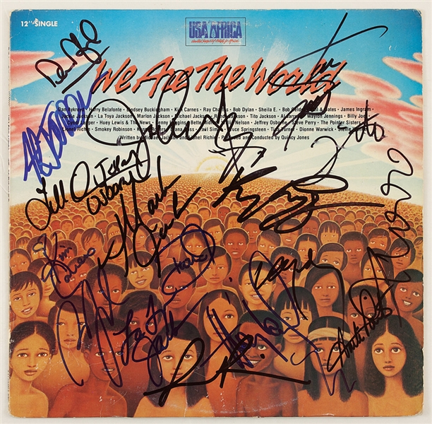 "We Are The World" Signed Album