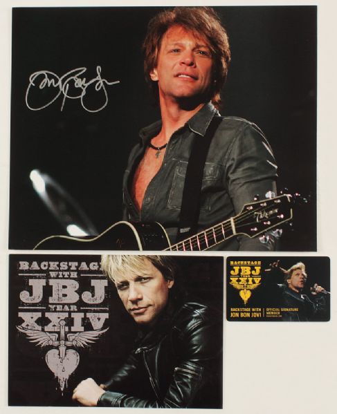 Jon Bon Jovi Signed Photograph